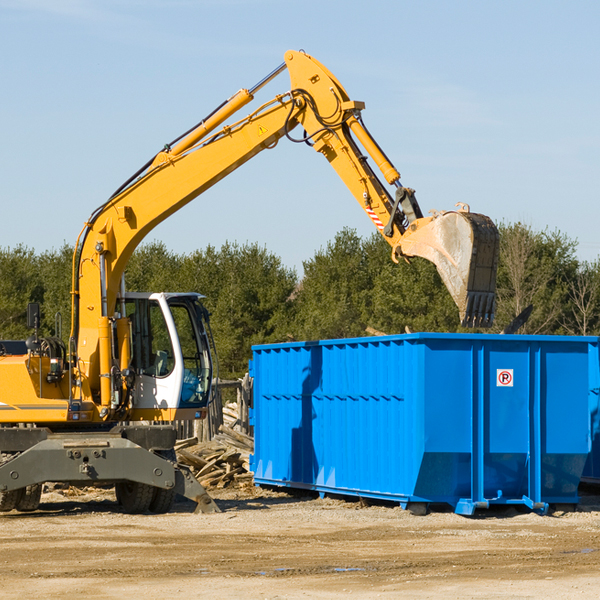 can i choose the location where the residential dumpster will be placed in Jefferson County KS